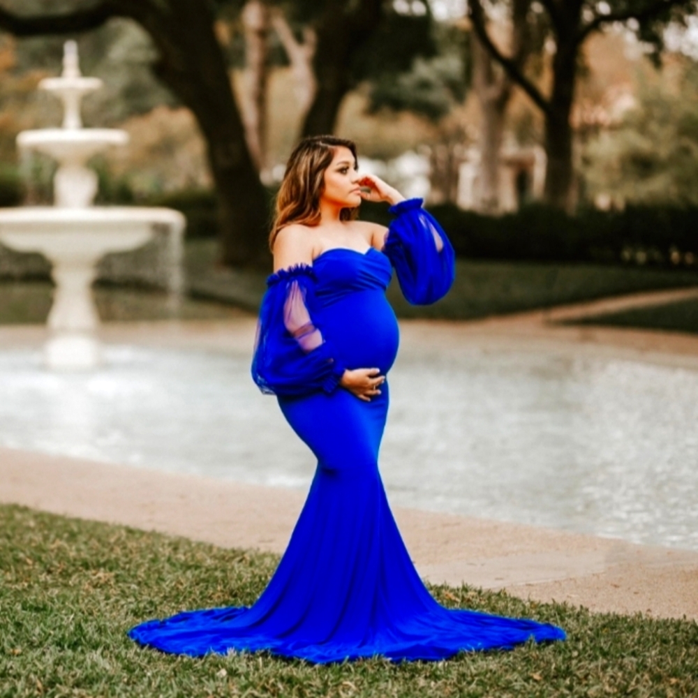 Mermaid Tulle Sleeve Gown